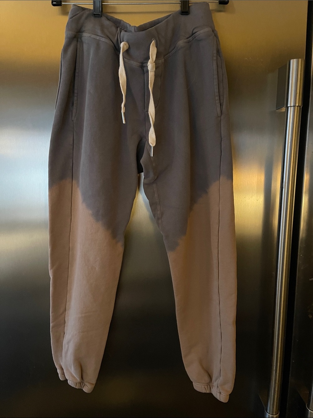 NSF sweatpants. Two tone. Like new. 100% cozy cotton